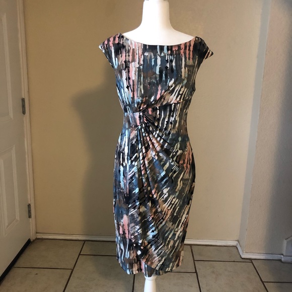 connected apparel Dresses & Skirts - Connected multicolored bodycon dress
